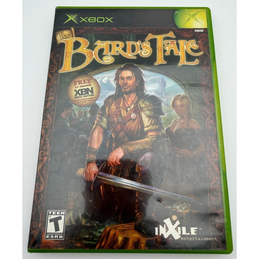 The‎ Bard's Tale Microsoft Xbox 2004 Action RPG InXile Entertainment NTSC T-Teen